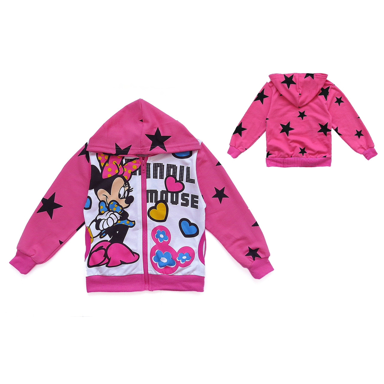 Кофта Minnie Mouse для дівчинки. 100, 120, 130 см