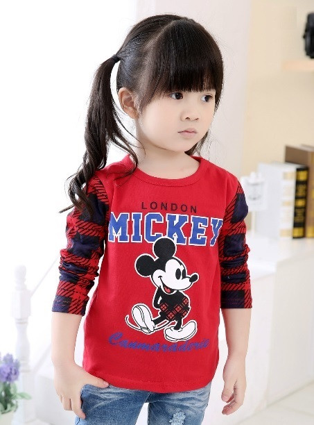 Лонгслив Mickey Mouse для дівчинки. 120 см