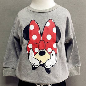 Світшот Minnie Mouse для дівчинки. 80, 90, 100 см
