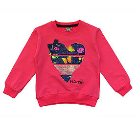 Світшот "Серце" для дівчинки. 86 см