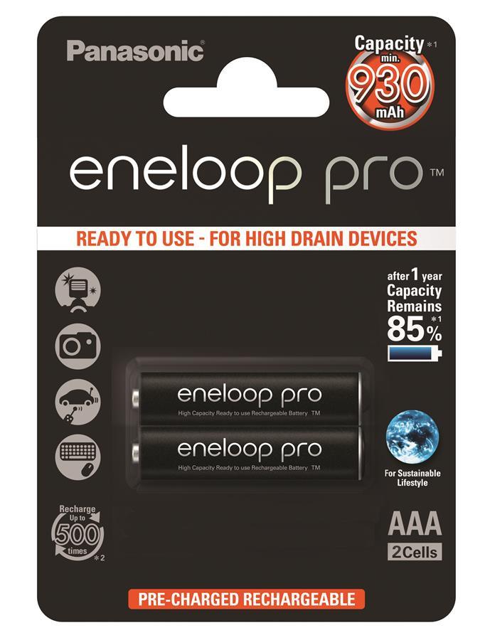 Акумулятор Panasonic Eneloop Pro AAA 930 mAh 2BP 2 шт.