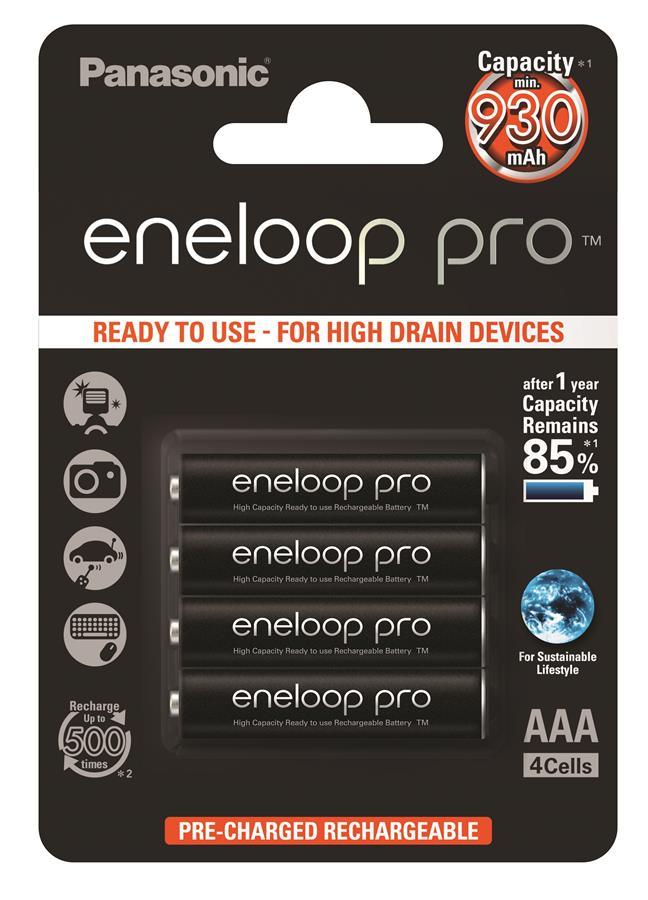 Акумулятор Panasonic Eneloop Pro AAA 930 mAh 2BP 4 шт.