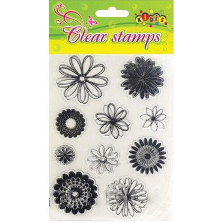 Штампи силіконові Kidis 11*15см квіти 8272