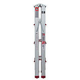 Стрем'янка з алюмінію, двостороння 4 сходинки, висота 880мм INTERTOOL LT-1104, фото 5