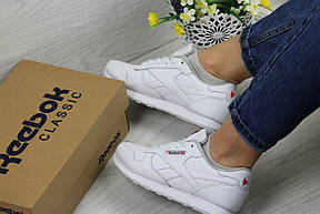 Підліткові,жіночі, демісезонні кросівки Reebok,білі, фото 3