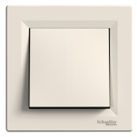 Вимикач одноклавішний кремовий Schneider Asfora (eph0100223)
