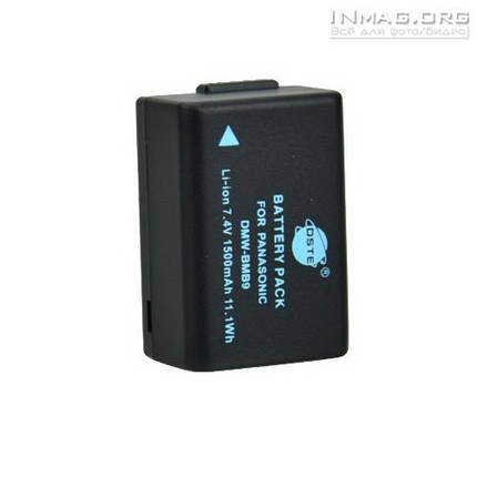 Акумулятор для фотоапарата Panasonic DMW-BMB9, 1000 mAh., фото 2