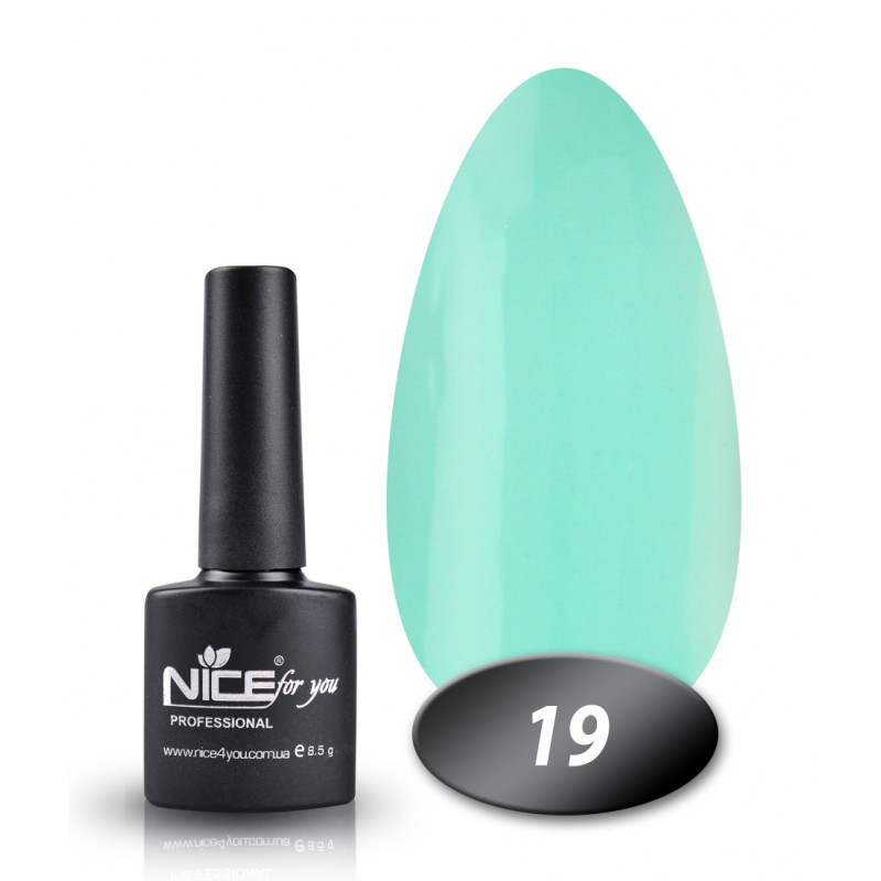 Гель лак Nice for you 8.5ml, №19