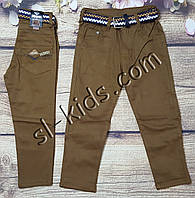 Яскраві штани, джинси для хлопчика 8-12 років (коричневі) розн пр.Туреччина