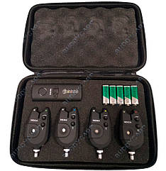 Набір сигналізаторів клювання 4+1 Weida FA02-4 - Карповий набір сигналізаторів