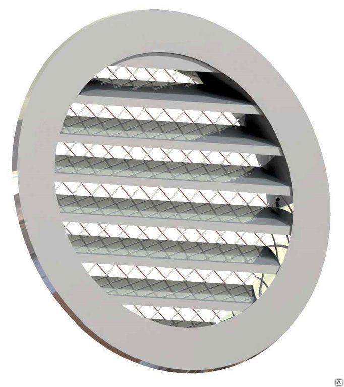 Припливно-витяжна решітка 200 мм, металева