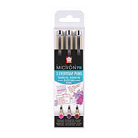 3 Sakura Pigma Micron Pens 01 (0.25mm) BROWN 84511318373