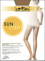 Панчохи ультратонкі, літні OMSA Sun Light 8 autoreggente