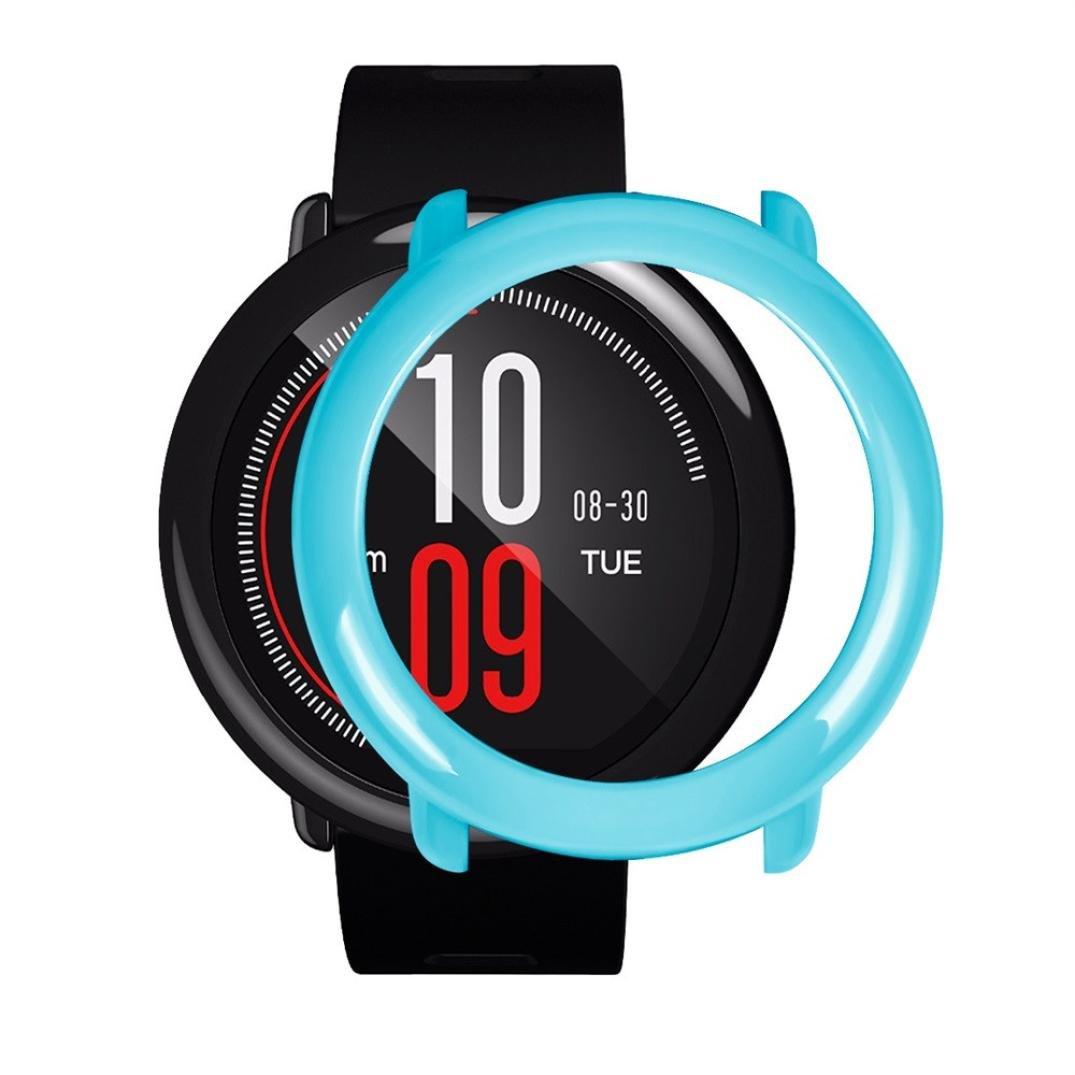 Захисний бампер для смарт годинника Amazfit Pace блакитний