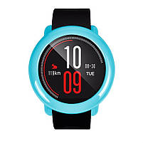 Захисний бампер для смарт годинника Amazfit Pace блакитний, фото 4