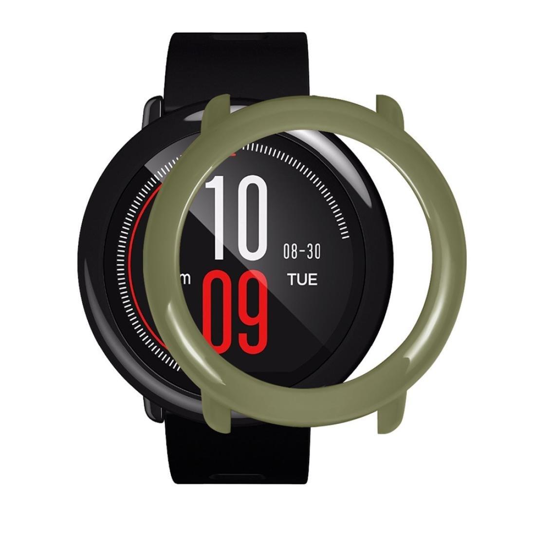 Захисний бампер для смарт годинника Amazfit Pace хакі, фото 1