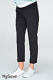 Комфортні штани для вагітних MELANI TR-19.011, чорні в смужку, фото 4