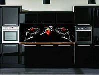 Кухонный фартук, скинали (наклейка, пвх-пластик, композит).