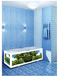 Екран під ванну пластиковий з картинкою Bora Bora