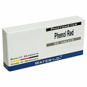 Таблетки для фотометра Phenol Red на визначення pH (пачка 50 таблеток)