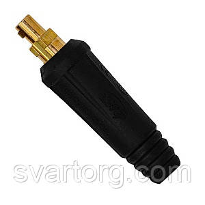 Байонетный штекер BSB 10-25 на зварювальний кабель, втулка 9мм