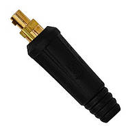 Байонетный штекер BSB 10-25 на зварювальний кабель, втулка 9мм