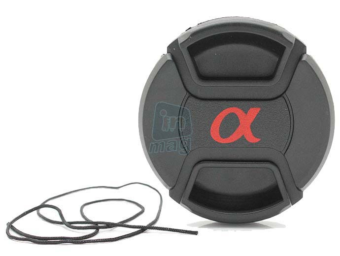 Кришка для об'єктива Alitek з логотипом Alpha для Sony, 52 мм