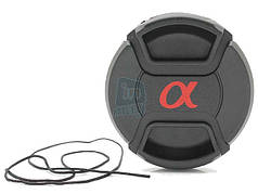 Кришка для об'єктива Alitek з логотипом Alpha для Sony, 49 мм