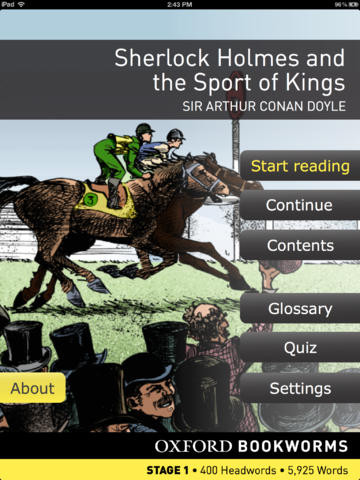 Книга англійською мовою OBWL 1: Sherlock Holmes and the Sport of Kings, фото 1