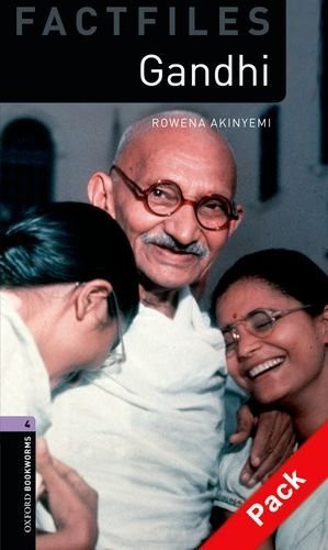 Книга англійською мовою OBWL Factfiles 4: Gandhi + CD, фото 1