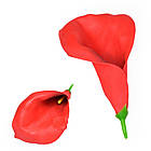 Калла головка NGk-2 латекс (350 шт./уп.) Штучні квіти оптом, фото 7