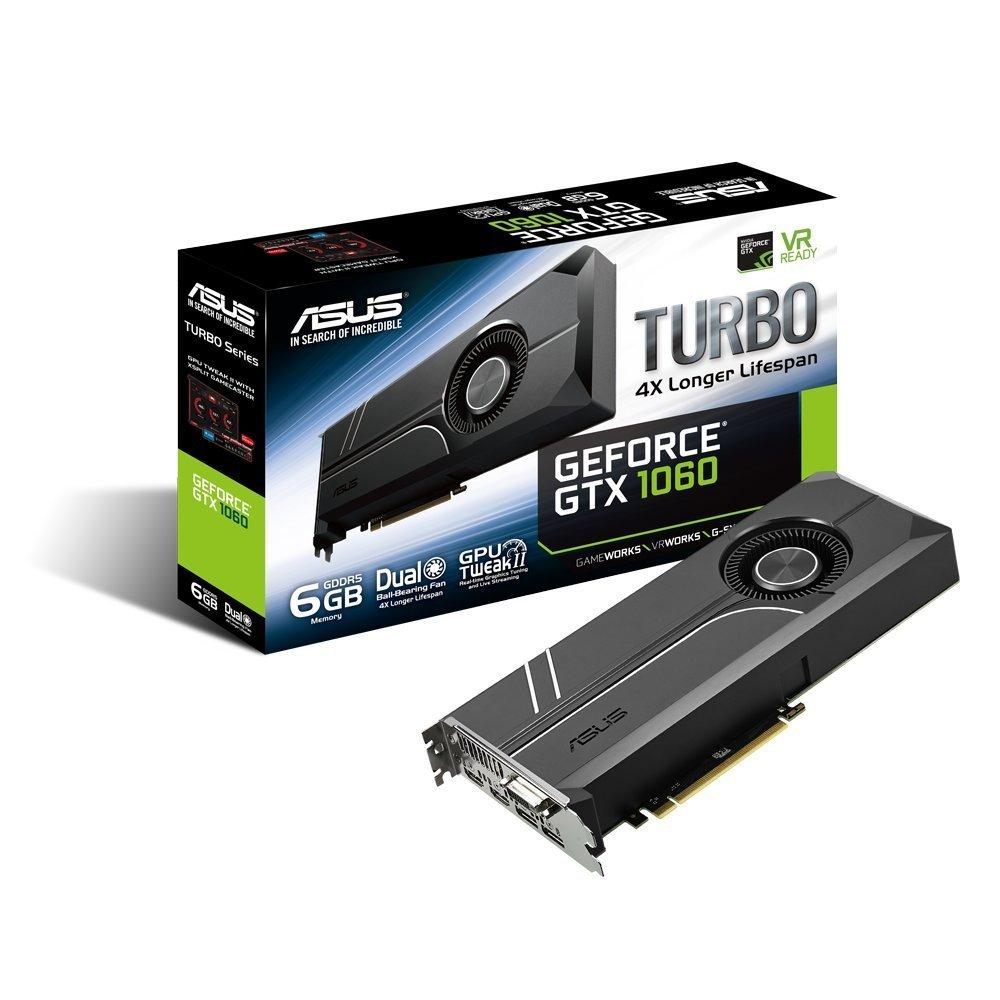 Відеокарта Asus GeForce GTX 1060 Turbo (TURBO-GTX1060-6G)