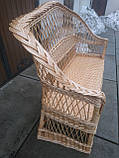 Диван плетений із лози "Вишуканий" No2, фото 2