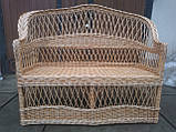 Диван плетений із лози "Вишуканий" No2, фото 6