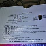 Сигналізація АУДІО-блок (МРЗ-USB/SD, пультДУ, світломузка, сигналізація) + колонки 2 шт (прозорі), фото 2