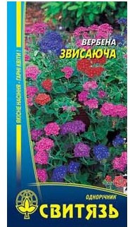 Насіння "Вербена звисаюча суміш", 0,1 г Світязь, фото 1