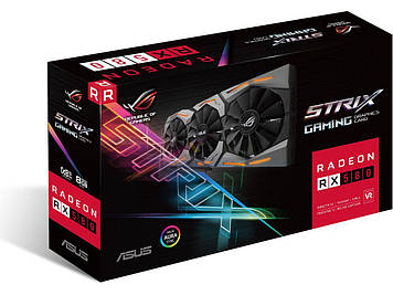 Відеокарта Asus Radeon RX580 ROG Strix OC (ROG-STRIX-RX580-O8G-GAMING)