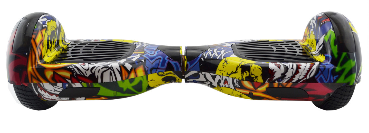 Гироборд 6,5" RIAS Самобаланс, Led, Bluetooth, сумка, пульт Graffiti (3_6590)