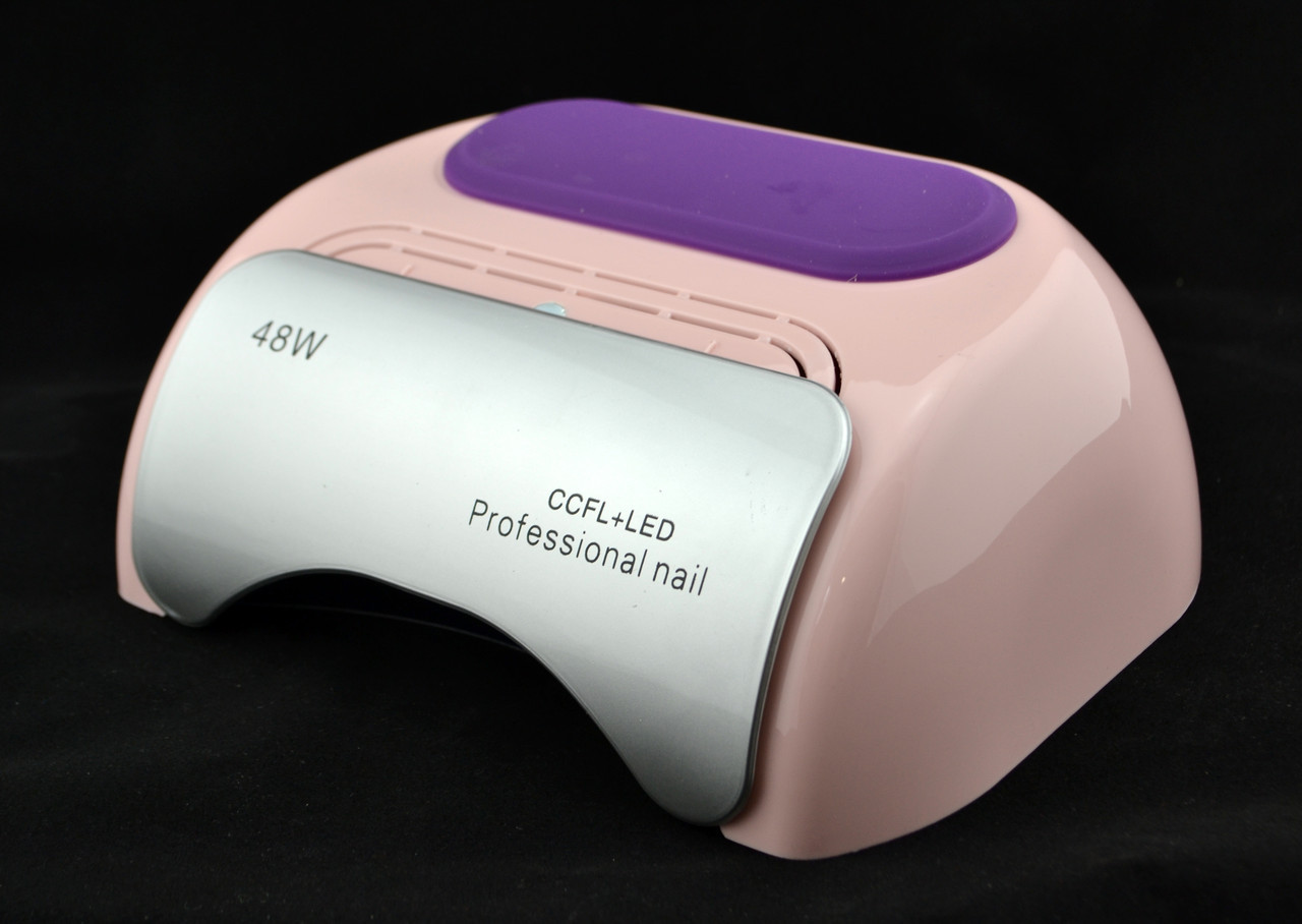 Гібридна манікюрна лампа RIAS CCFL+LED 48W Pink (3_3174)