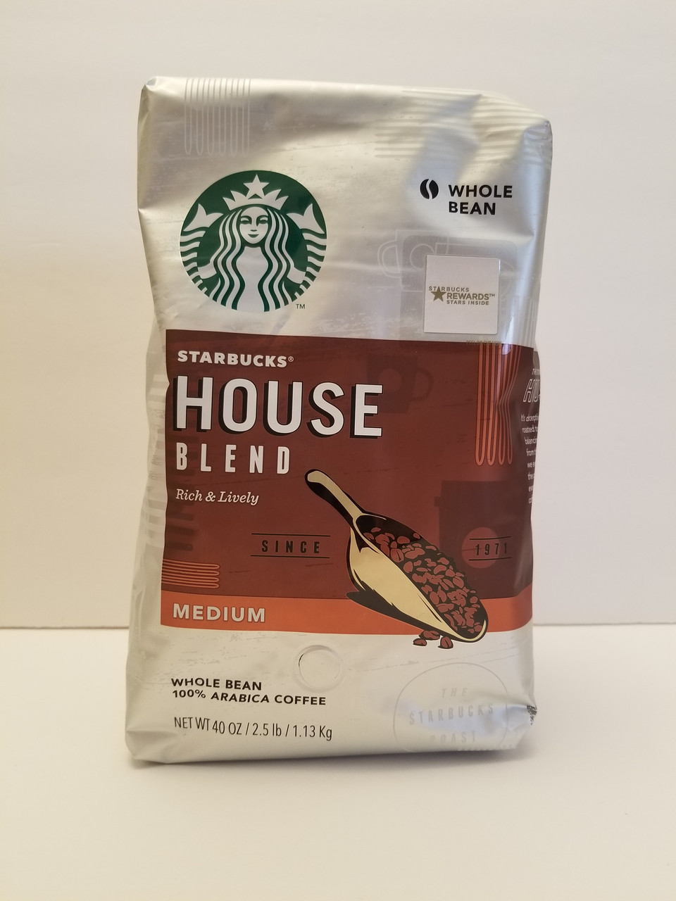 Кава в зернах Starbucks House Blend Medium 1.13 кг, США