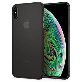 Чохол Spigen для iPhone XS Max, AirSkin, Black