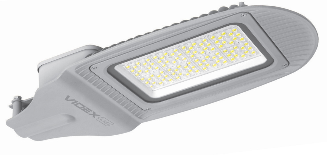 Світлодіодний LED світильник 50 W 5000K 6 500Lm VIDEX вуличний, консольний