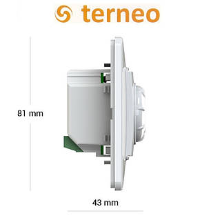 Терморегулятор для теплої підлоги TERNEO rtp (DS Electronics) Україна, фото 2