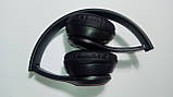 Навушники безпровідні Bluetooth P47, black, фото 4