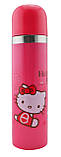 Дитячий металевий термос RIAS Hello Kitty 500мл Pink (3_4483), фото 3
