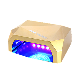 Сушарка для нігтів гібридна RIAS UV LED+CCFL 36W Gold (4_639204373)