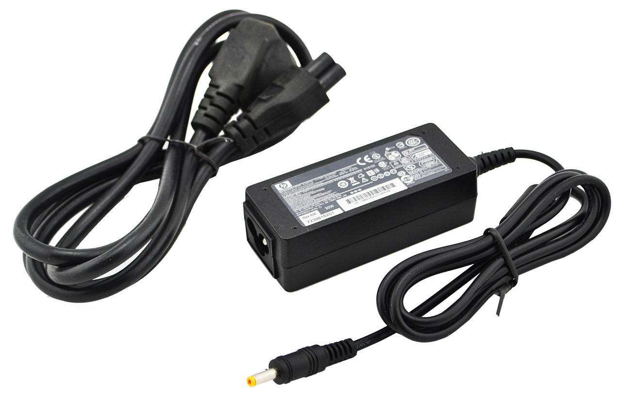 Блок живлення RIAS для ноутбука HP 19V 1.58 A 30W 4.0x1.7 з кабелем живлення (3_6278), фото 1