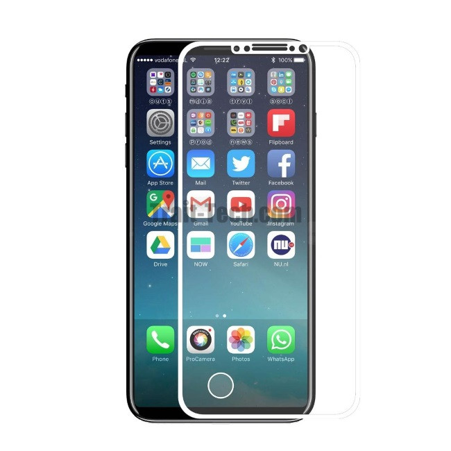 Захисне скло Mocolo для iPhone X Full Cover White (0.33 мм)