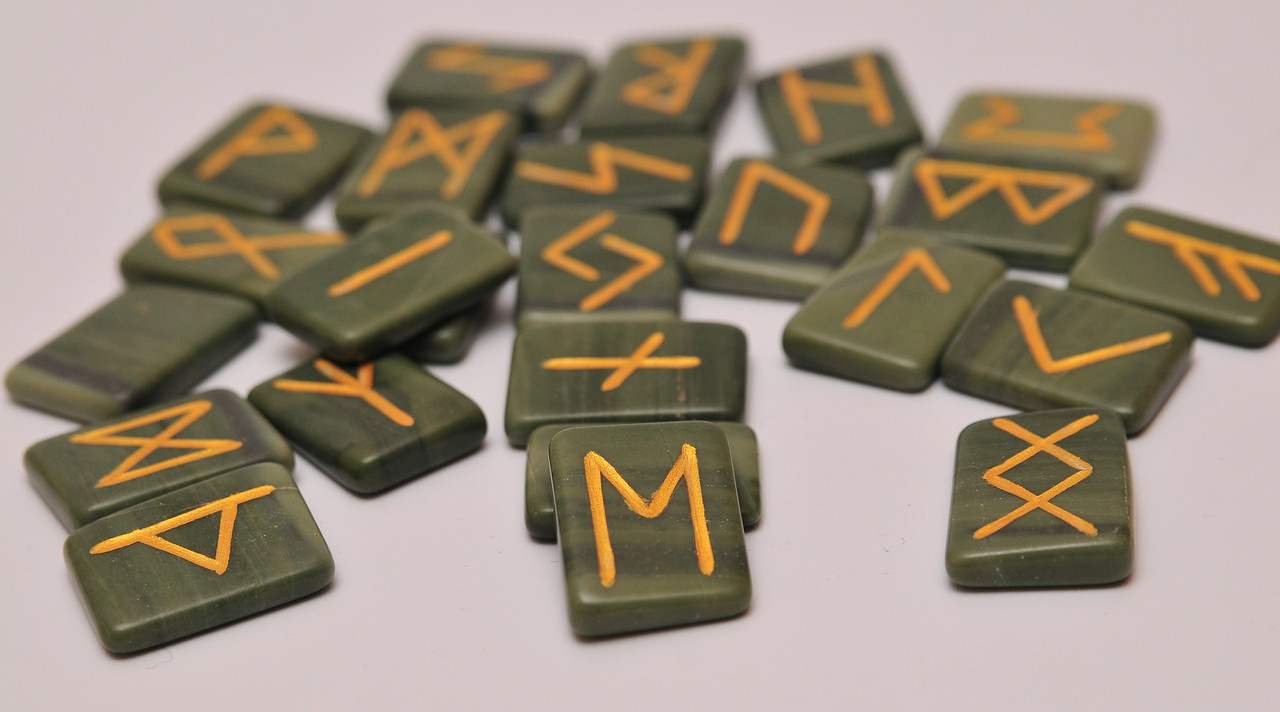 Руни кам'яні, софіт (набір рун 25 шт.), фото 1