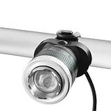 Налобний велосипедний ліхтарик X-Balog B02B-T6 Black (3_6544), фото 3